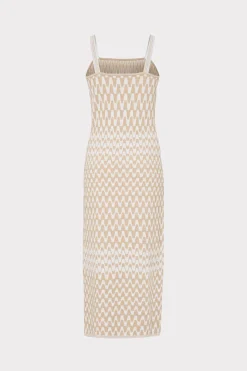 MILLY Jumpsuits & Rompers-Gradient Zig Zag Midi Dress