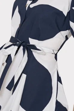 MILLY Mini Dresses-Grand Foliage Poplin Dress