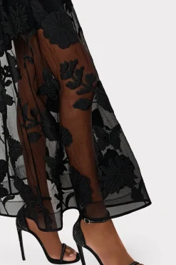 MILLY Guest Of Dresses-Hannah 3D Butterfly Embroidery Dress