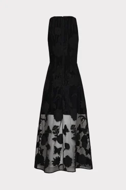 MILLY Cocktail Dresses-Hannah 3D Butterfly Embroidery Dress