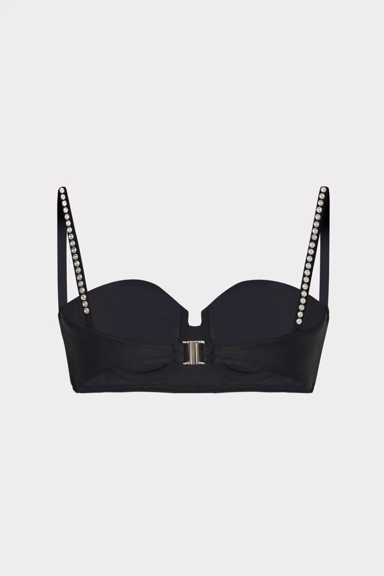 MILLY Jumpsuits & Rompers-Heat Set Embellishment Bikini Top