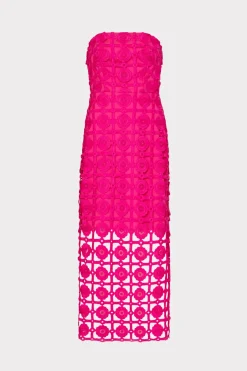 MILLY Day Dresses-Kait Tile Lace Dress