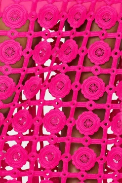 MILLY Day Dresses-Kait Tile Lace Dress