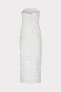 MILLY White Dresses-Kait Tile Lace Dress