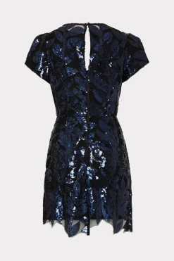 MILLY Jumpsuits & Rompers-Kyla Floral Sequins Dress