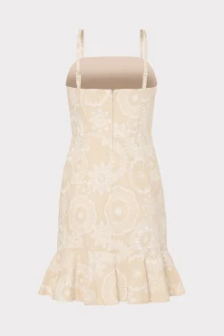 MILLY Sundresses-Linen Embroidered Dress