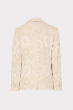 MILLY Matching Sets-Linen Embroidered Jacket