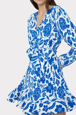 MILLY Jumpsuits & Rompers-Liv Flowers Of Spain Pleated Dress