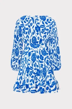 MILLY Jumpsuits & Rompers-Liv Flowers Of Spain Pleated Dress