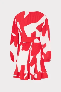 MILLY Cocktail Dresses-Liv Grand Foliage Pleated Dress