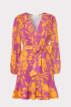 MILLY Jumpsuits & Rompers-Liv Marigold Aroma Pleated Dress