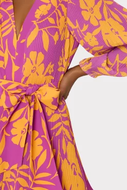 MILLY Jumpsuits & Rompers-Liv Marigold Aroma Pleated Dress