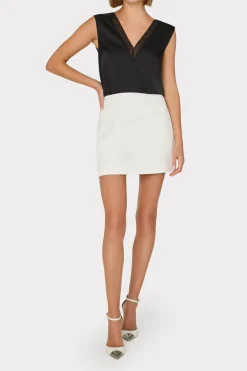 MILLY Skirts-Lizzy Cady Mini Skirt