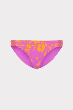 MILLY Bikinis-Marigold Aroma Ruched Sides Bikini Bottom