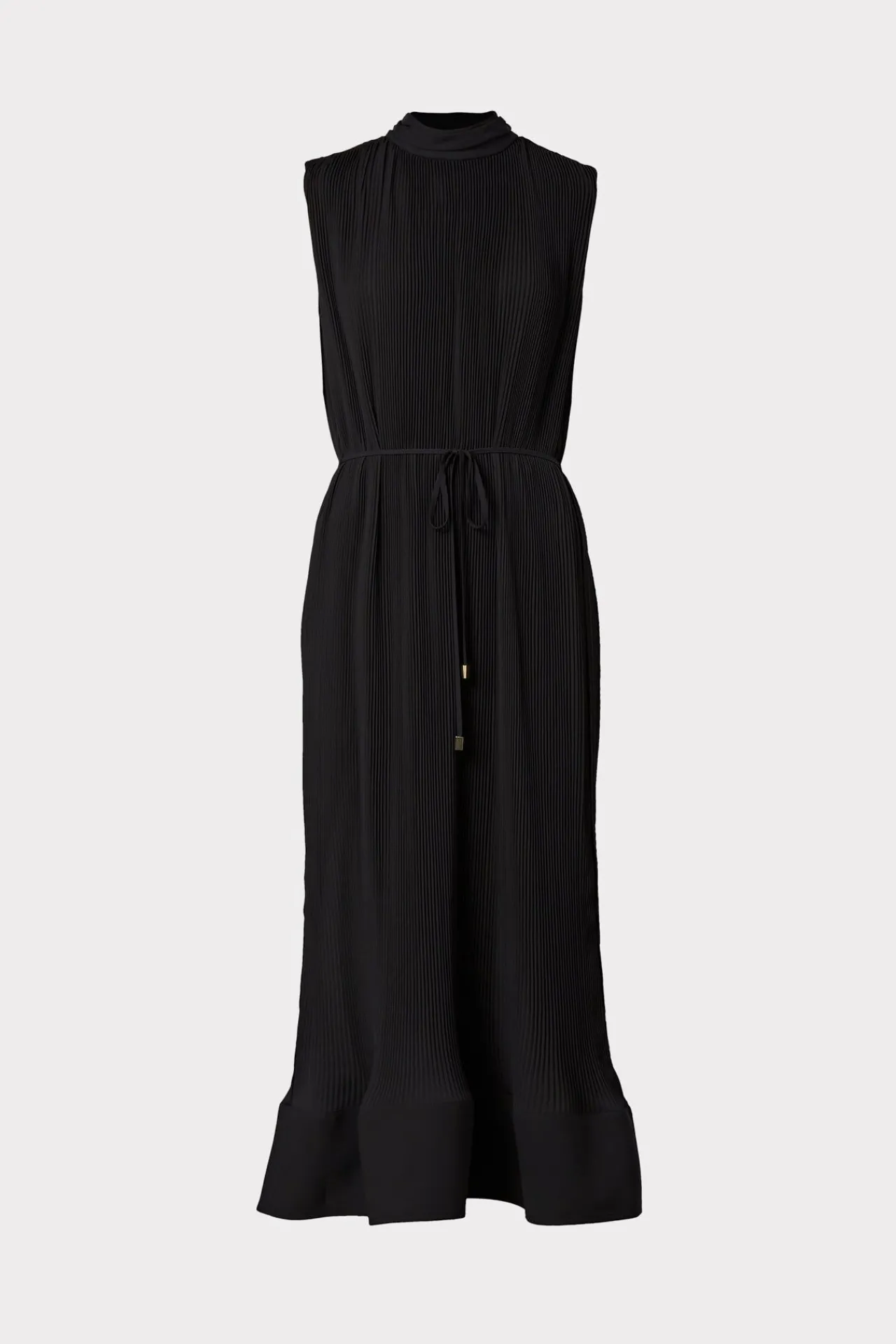 MILLY Day Dresses-Melina Solid Pleated Dress
