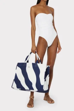 MILLY Beach Totes-Mimi Canvas Tote