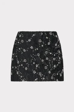 MILLY Skirts-Modern Mini Beaded Skirt