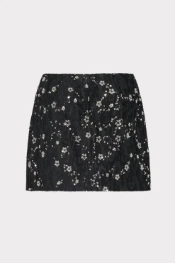 MILLY Skirts-Modern Mini Beaded Skirt