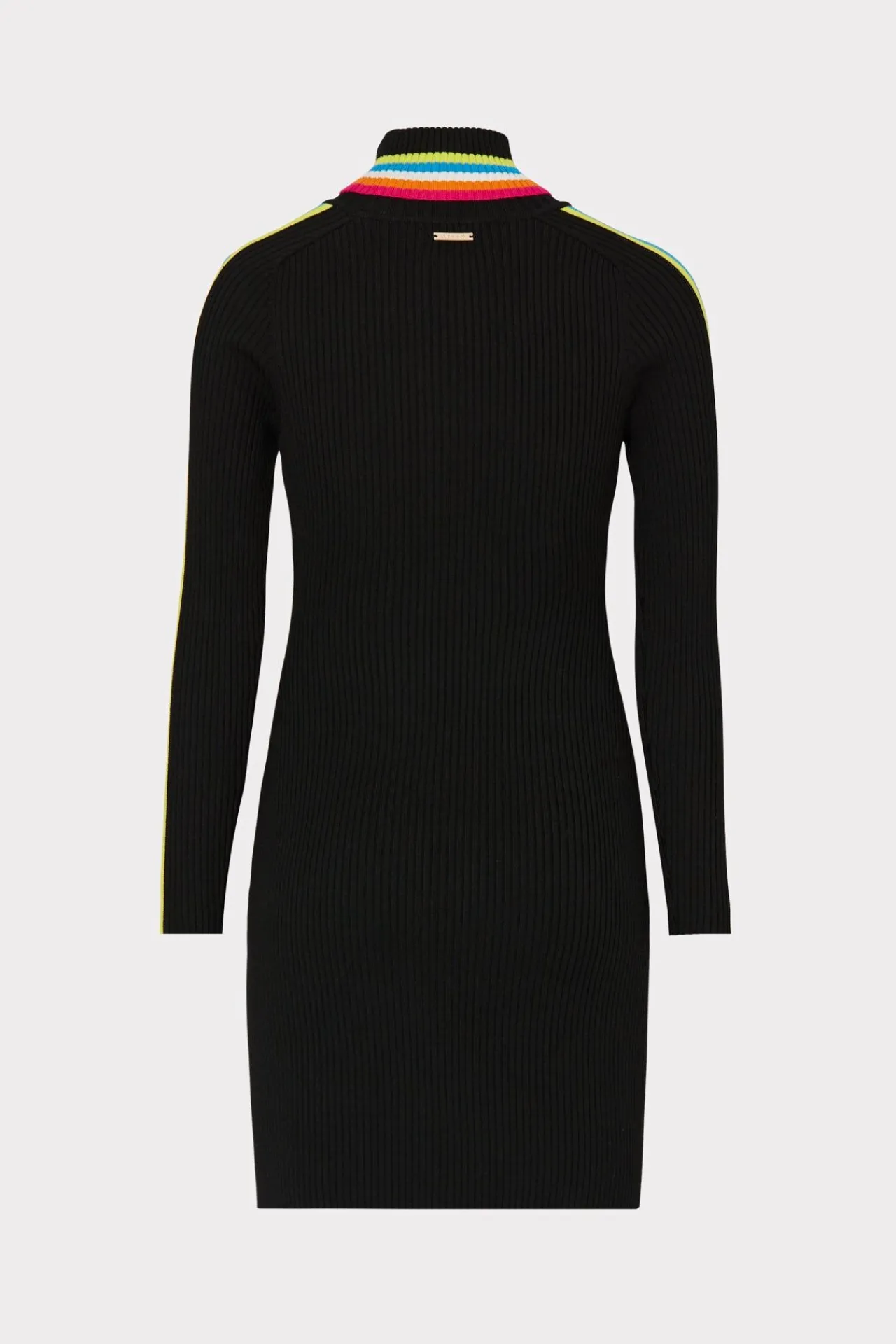 MILLY Knit Dresses-Multi Color Racer Stripe Mini Dress
