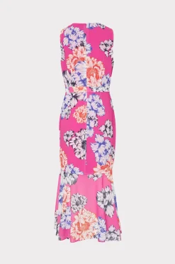MILLY Cocktail Dresses-Nanci Petals In Bloom Ruffle Dress