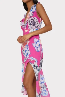 MILLY Guest Of Dresses-Nanci Petals In Bloom Ruffle Dress