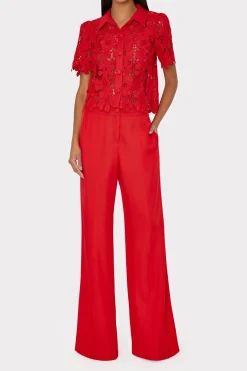 MILLY Pants-Nash Viscose Twill Pants