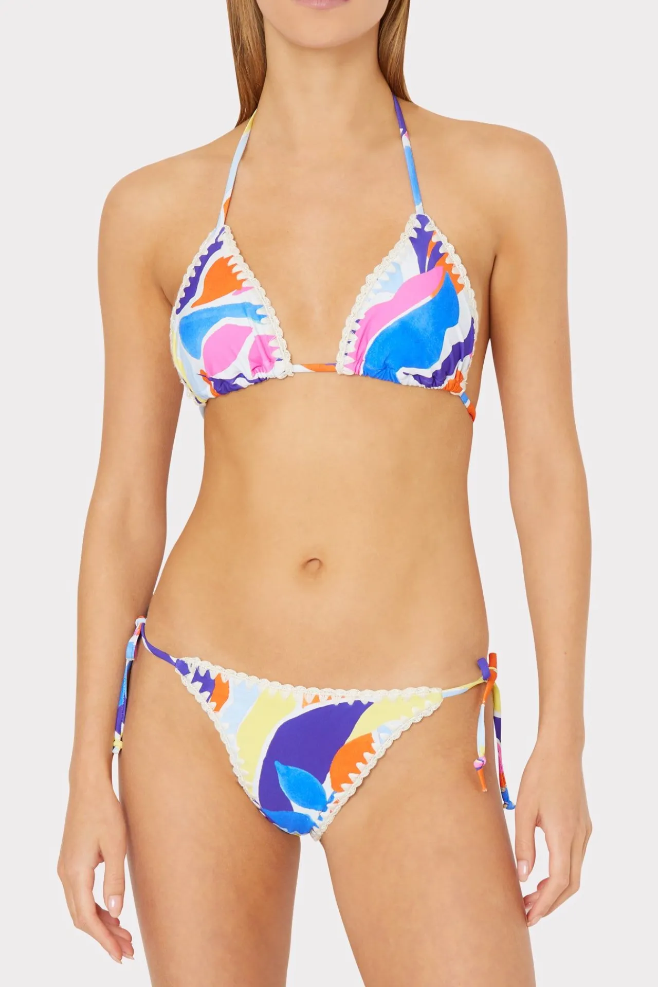 MILLY Bikinis-Painted Bloom Bikini Bottom