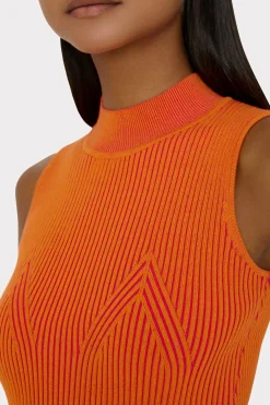 MILLY Sweaters & Knits-Plaited Knit Shell Top