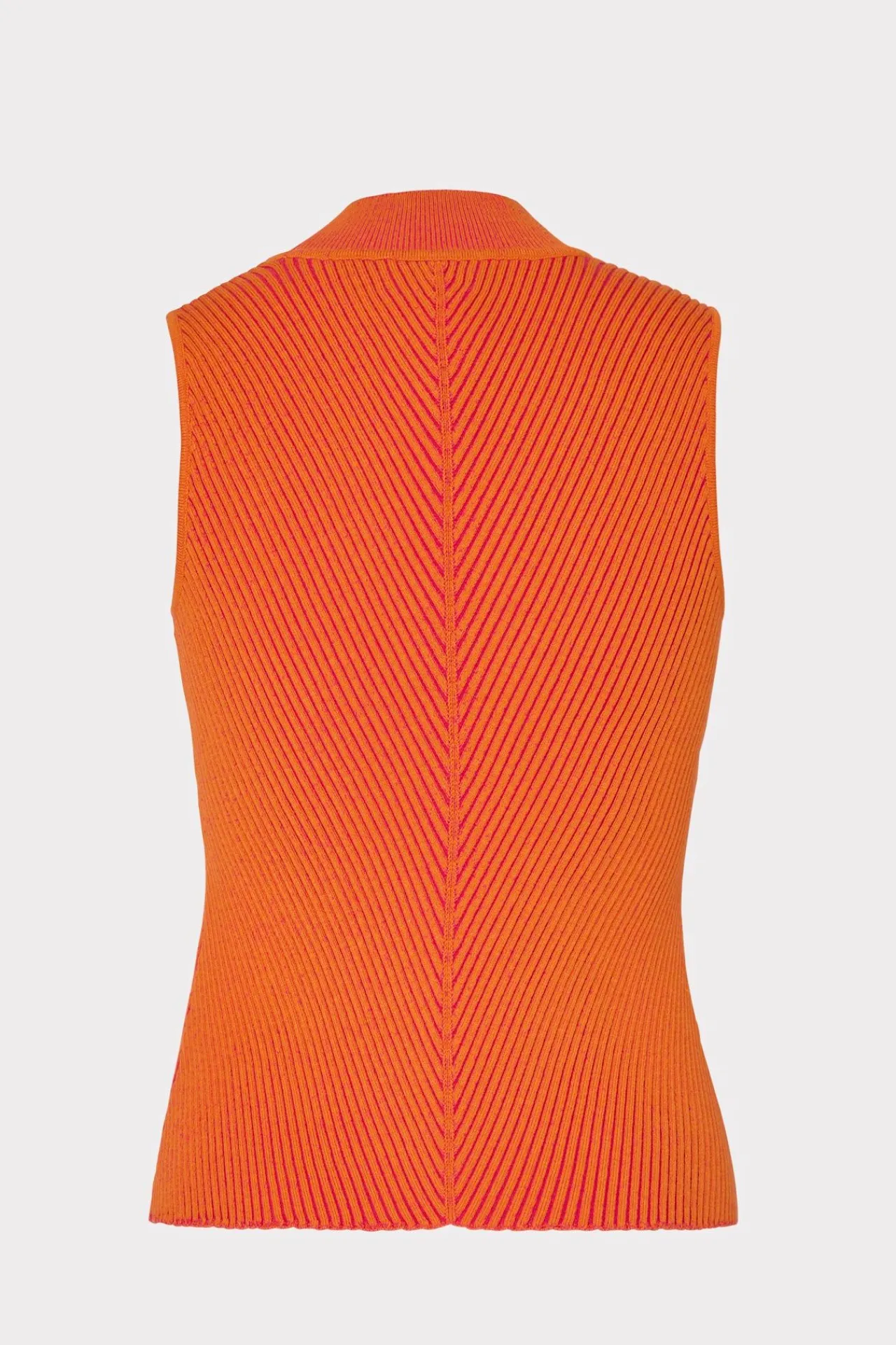 MILLY Tops-Plaited Knit Shell Top