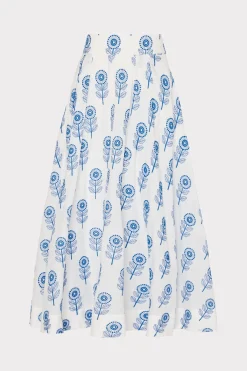 MILLY Skirts-Poppy Embroidery Skirt