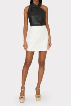 MILLY Jumpsuits & Rompers-Preston Vegan Leather Top