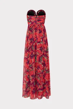 MILLY Maxi Dresses-River Windmill Floral Dress
