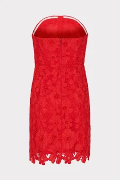 MILLY Jumpsuits & Rompers-Roja Lace Mini Dress