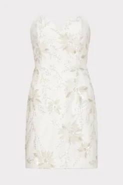 MILLY White Dresses-Ronni Cady Embroidery Dress