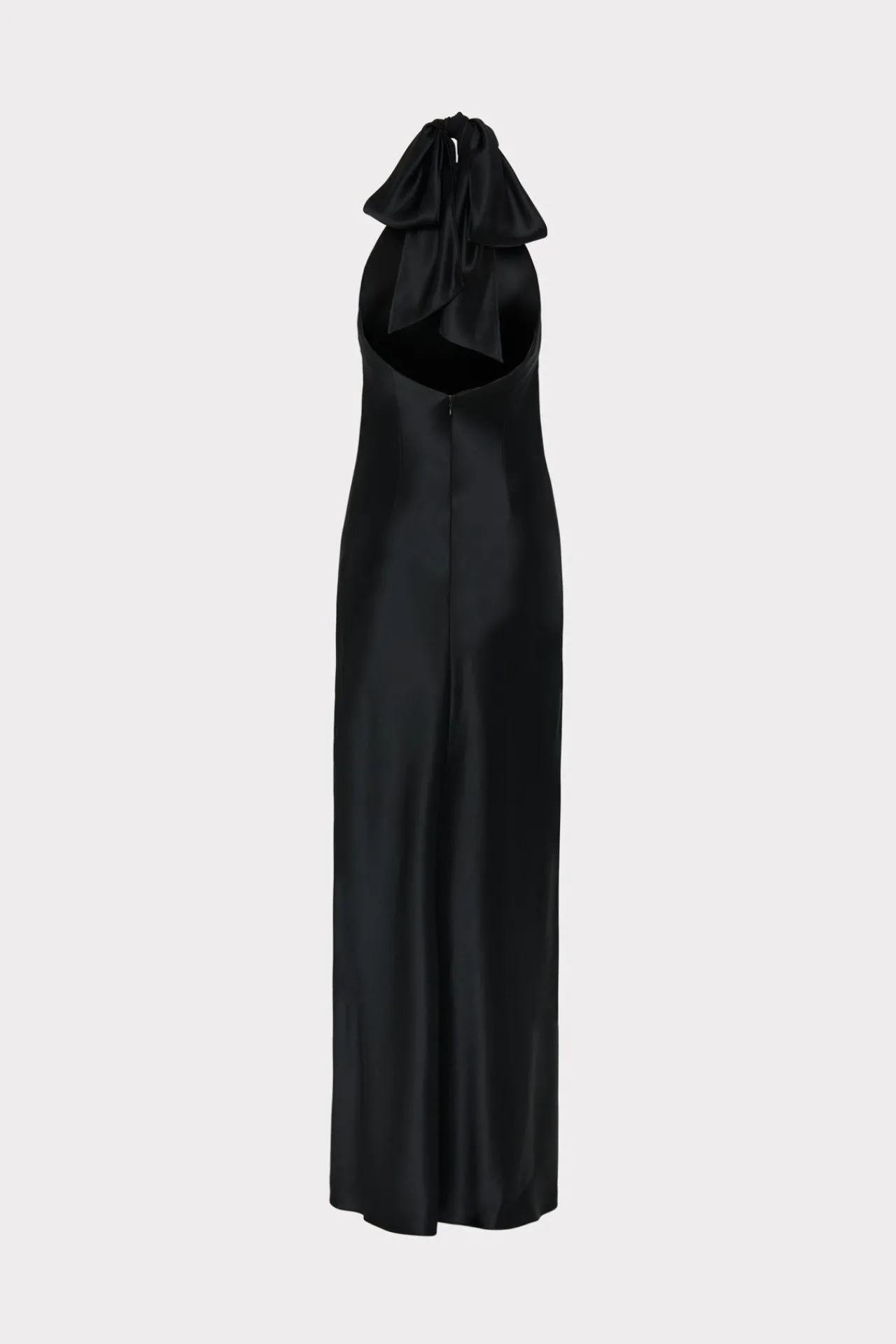 MILLY Little Black Dresses-Roux Hammered Satin Gown
