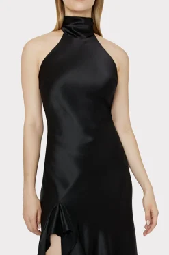 MILLY Jumpsuits & Rompers-Roux Hammered Satin Gown