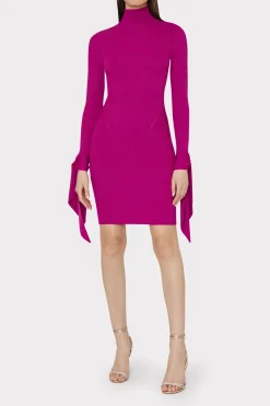 MILLY Day Dresses-Rowa Cascading Cuff Mini Dress