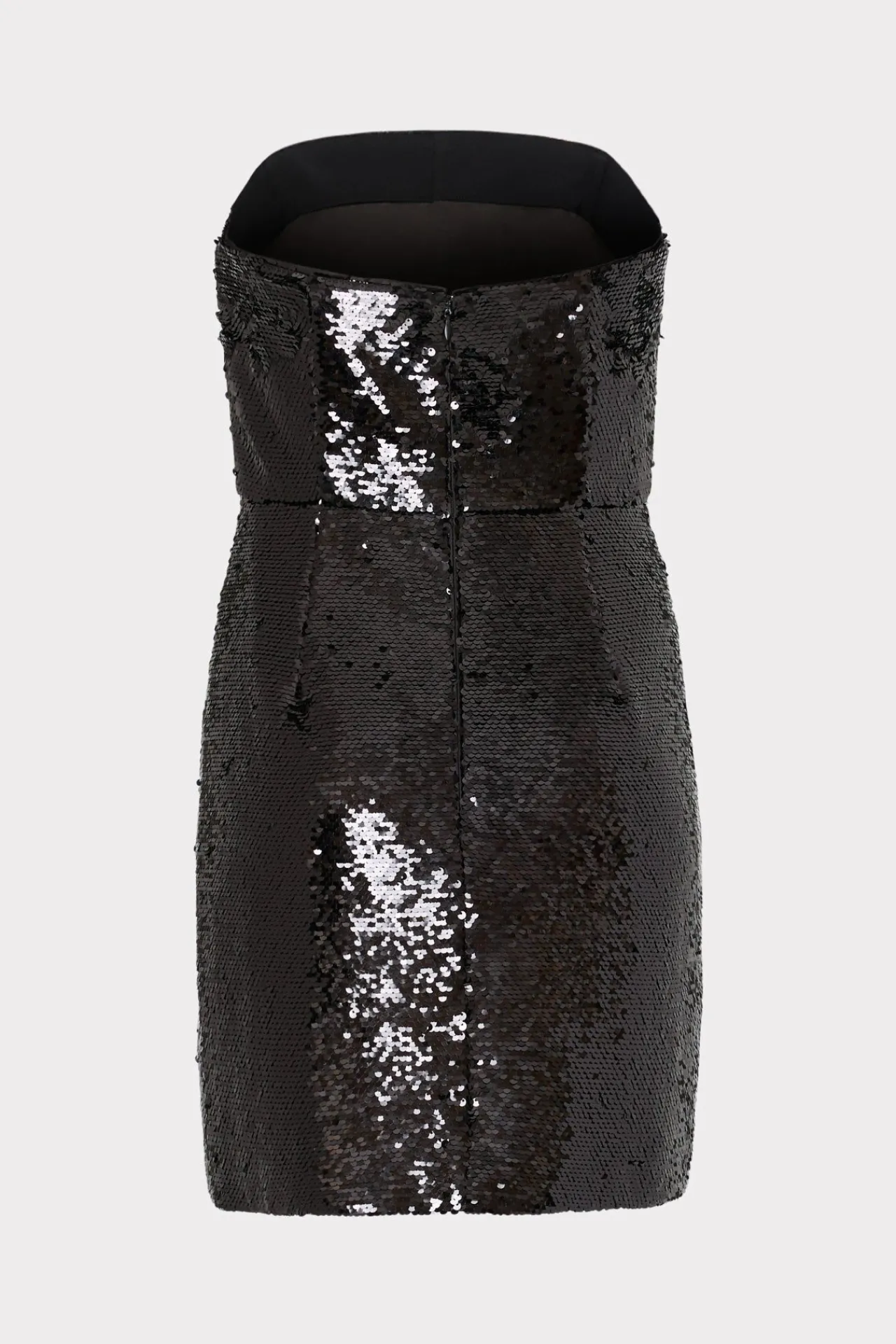MILLY Little Black Dresses-Sascha 3D Sequins Rosette Dress