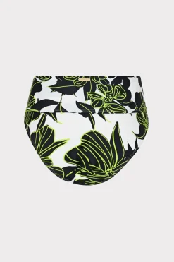 MILLY Bikinis-Sea Of Petals High Waisted Bikini Bottom