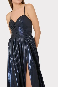 MILLY Maxi Dresses-Shannon Metallic Dress