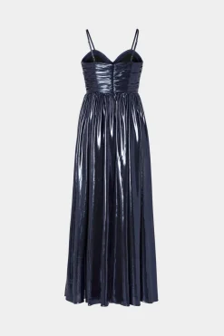 MILLY Maxi Dresses-Shannon Metallic Dress