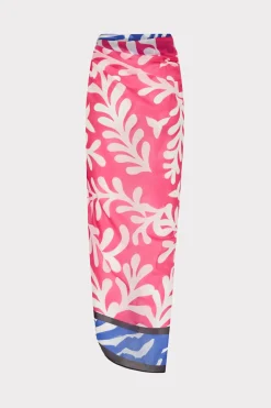 MILLY Jumpsuits & Rompers-Spanish Vine Zebra Sarong