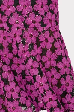 MILLY Jumpsuits & Rompers-Tahlia Tulle Embroidery Dress