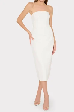 MILLY White Dresses-Traci Cady Dress