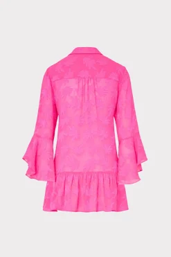 MILLY Cover-Ups-Vierra Burnout Coverup Dress