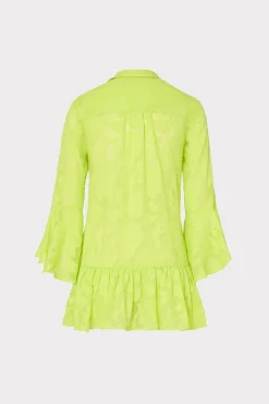 MILLY Cover-Ups-Vierra Burnout Coverup Dress