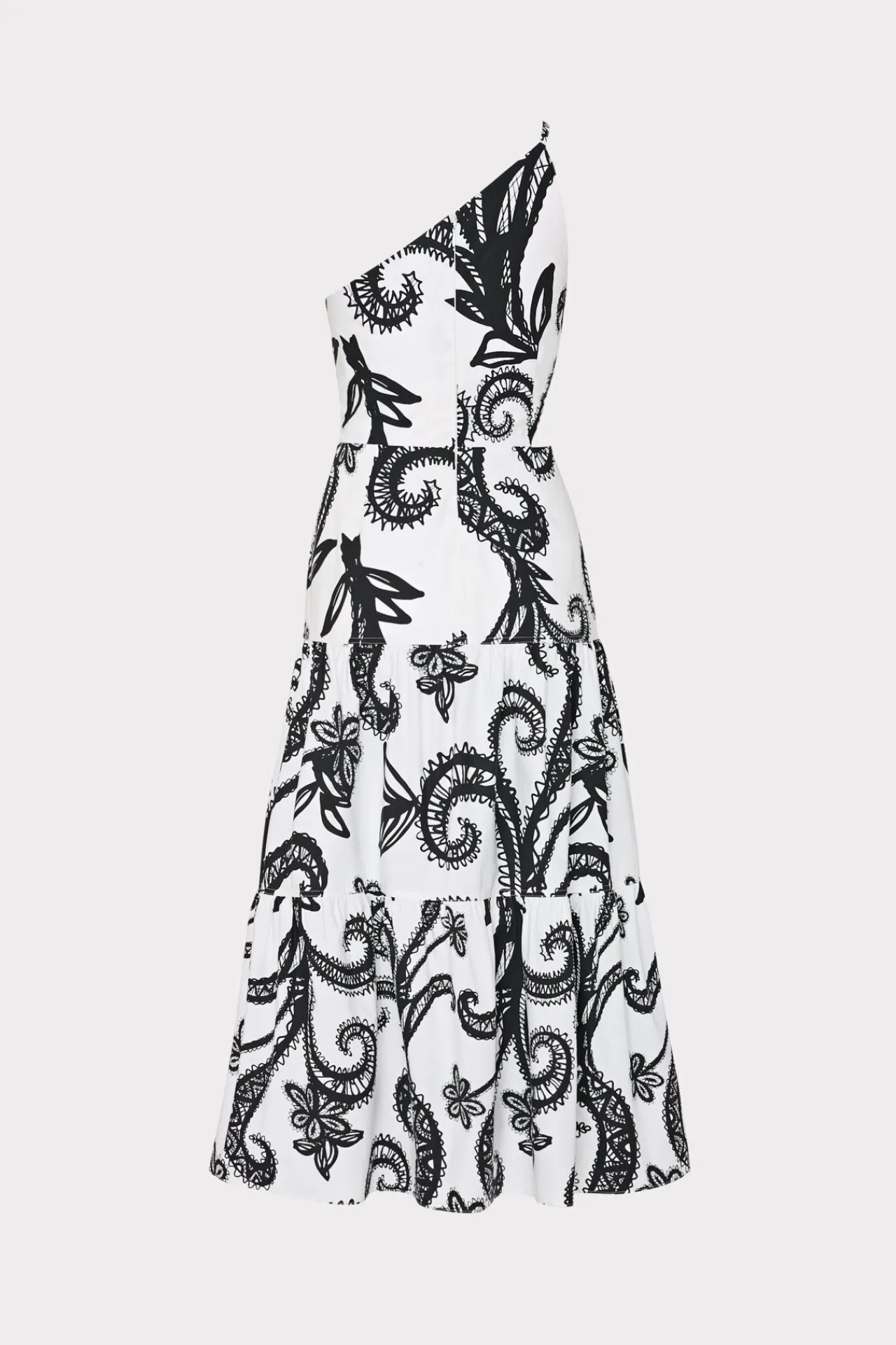 MILLY Day Dresses-Vintage Vine Poplin Dress