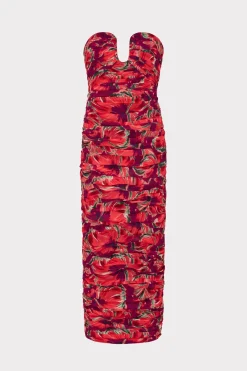 MILLY Cocktail Dresses-Windmill Floral Chiffon Dress