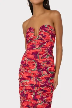 MILLY Cocktail Dresses-Windmill Floral Chiffon Dress