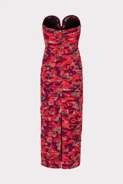 MILLY Cocktail Dresses-Windmill Floral Chiffon Dress